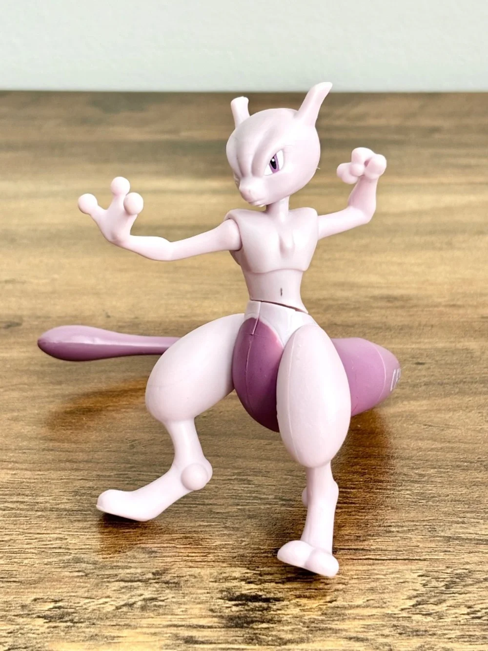 Pokemon Mewtwo Battle Feature Action Figure Toy Cake Topper 2019 Waist Twists
